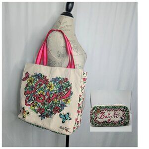 Brighton Love Tote Bag Canvas Large Tweet